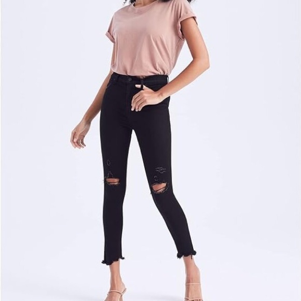 A&F Super Skinny Ankle High Rise